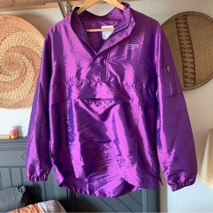 Fairplay Men's Purple Aiko Anorak Coat Jacket